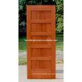 Cherry veneer interior door with solid wood construction